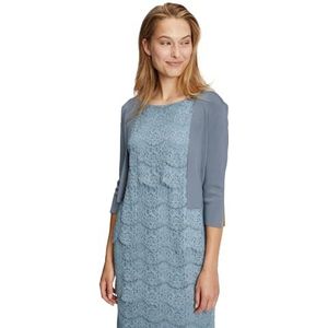 Vera Mont Vera Mont Dames 0226/4106 Gebreid vest, Bluish Grey, XL, Bluish Grey, XL