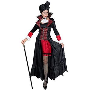 Widmann Vampiress-kostuum, vampier, gothic, bloedzuiger, Halloween, carnavalskostuums, themafeest