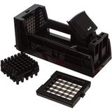 Ibili - 777800 - Aardappelsnijder - Kunststof - 24 cm - Roestvrijstalen Messen