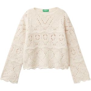 United Colors of Benetton Mesh G/C M/L, Wit, 120 cm