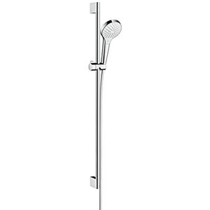 hansgrohe Croma Select S doucheset Vario met Unica'Croma glijstang 90 cm wit/chroom, 26572400