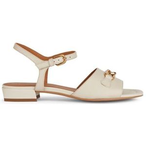 Geox D New ERAKLIA 15 platte damessandalen, LT Sand, 36,5 EU, Lt Sand, 36.5 EU