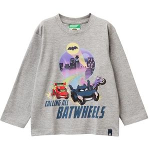 United Colors of Benetton T-shirt voor kinderen en jongeren, Grijs, 5 jaar