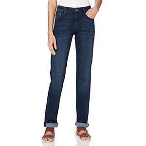 Mavi Daria Straight Jeans voor dames, blauw (Dark Brushed Denim 27600), 26W x 32L