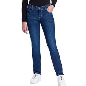 Pioneer - Dames 5-Pocket Jeans in blauw, Regular Fit, Sally (5010-3290), blauw (052), 34W x 28L