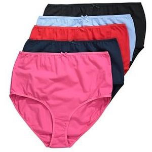 Ulla Popken - Slip - Navy - 5 Pack - Mid Waist