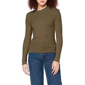 Noisy May Nmberry L/S High Neck Top S Damesblouse, Kalama, L