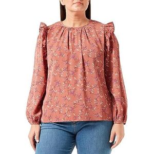 usha Damesblouse 10121946, roze meerkleurig, XL, Roze, meerkleurig., XL