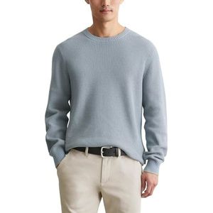 Gebreide Trui - Effen - Knitwear - Ronde Hals - Lange Mouw