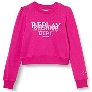 Replay Sweatshirt voor meisjes, 306 Wild Berry, 6 Jaren