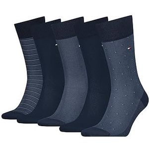 Tommy Hilfiger Geschenkdoos voor heren casual sokken, marineblauw, 40-42 EU