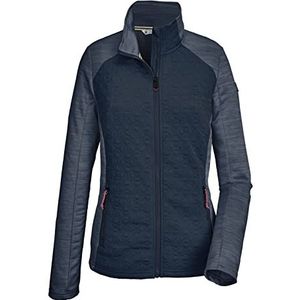 killtec Women's Stretchjack met opstaande kraag/fleecejack KOS 68 WMN FLX JCKT, dark blue, 36, 39134-000