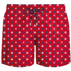 Nalini 03126210100C000.10 Art.N2 10 51 heren zwemboxershorts rood, L, Rood, L