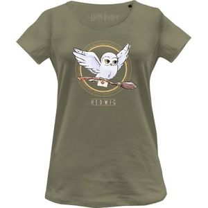 Harry Potter T-shirt voor dames, Kaki, M