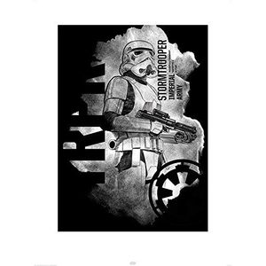 Pyramid International"" Stormtrooper Smoke Star Wars Rogue One Art Print, Papier, Meerkleurig, 60 x 80 x 1,3 cm
