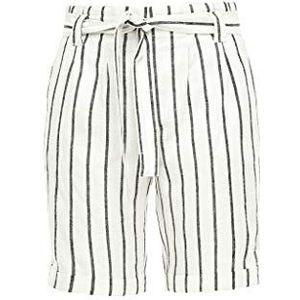 s.Oliver Damesshorts, 02 g0 crème strepen, 32