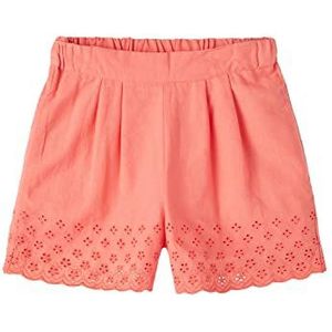 NAME IT Girl's NKFFIONA NOOS Shorts, koraal, 164, koraalrood, 164 cm