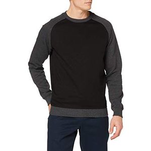 Urban Classics Sweatshirt voor heren, meerkleurig (Blk/Cha 445), 5XL