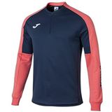 Joma Eco Championship Sweatshirt Met Halve Rits Blauw Jongen