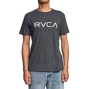 RVCA Grote T-shirt voor heren, Big Rvca/Zwart/Grijs, L