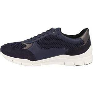 Geox D Sukie Sneakers voor dames, marineblauw, 38 EU, navy, 38 EU