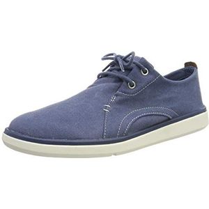 Timberland Gateway Pier Casual Oxford schoenen voor heren, Blauw Dark Blue Canvas, 40 EU