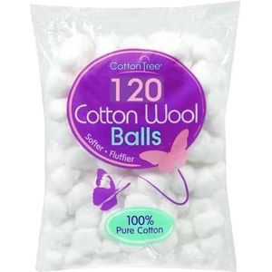 COTTON TREE 100% puur katoen, superzacht, 120 stuks
