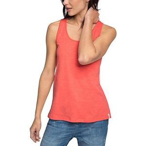 edc by ESPRIT Basic top voor dames, rood (coral 645), XXL
