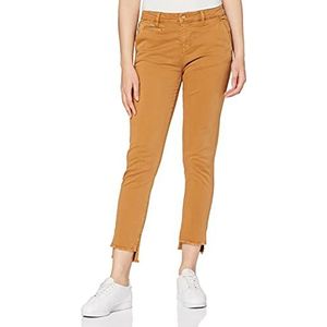 Yargıcı Dames Piping Gedetailleerde Broek Straight Jeans