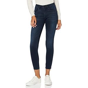 Wrangler Skinny Jeans voor dames, Blauw (Soft Worn 12B), 24W x 32L