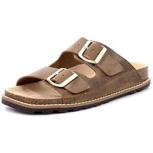 KICKERS Elba teenslippers voor dames, camel, 40 EU, Kameel., 40 EU