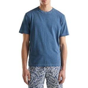 United Colors of Benetton T-shirt heren, Blauw, S