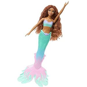 Mattel Disney The Little Mermaid Sing & Dream Ariel Fashion Doll met kenmerkende staart, speelgoed geïnspireerd door de film