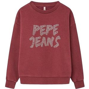 Pepe Jeans Salome Sweatshirt voor meisjes, Rood (Bourgondi?, 14 jaar