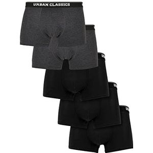 Urban Classics Heren onderbroeken Multi-Pack Men Boxer Shorts Ondergoed, Cha/Cha/Blk/Blk/Blk., L