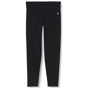 Champion Legacy American Classics W-Cotton Lycra hoge taille cropped leggings voor dames, zwart., L