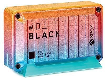 WD_BLACK D30 1TB Game Drive SSD voor Xbox Summer Collection, SSD voor Xbox-opslaguitbreiding, externe ssd-schijf, overdrachtsnelheden tot 900 MB's, compatibele Xbox Series X|S, Xbox Game Pass voor 1