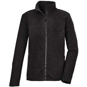 killtec heren Microfleece jack/fleece jack met opstaande kraag KOW 90 MN KNTFLC JCKT, dunkelanthra, L, 41823-000