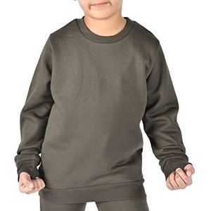 M17 Sweatshirt voor jongens, Kaki Groen, 5-6 jaar