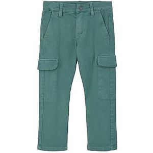 s.Oliver Junior Jongens Cargo Broek, Pete Straight Leg Blue 104, blauw, 104 cm