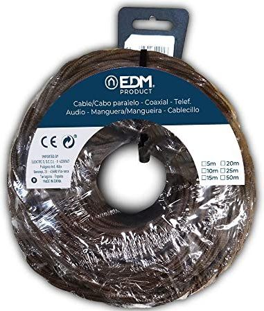 EDM - 11991 - Parallel Interface Kabel - Bruin - 25 m