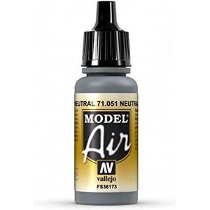 Vallejo Model Air 17 ml Acrylverf - Neutraal Grijs