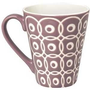 Excelsa Etnika Mug 275 ml, porselein, lila, 10.199999999999999999999999999999999999999999999x10 cm