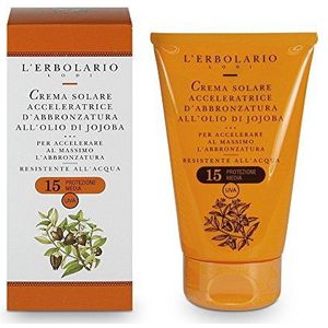L'Erbolario - Bruiningsversneller - Lichaams-zonnecrème - SPF 15 - 125 ml