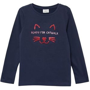 s.Oliver - T-shirt - Blauw - Meisjes