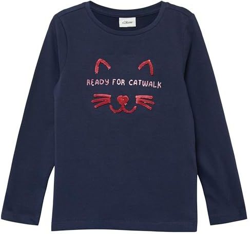 s.Oliver - T-shirt - Blauw - Meisjes