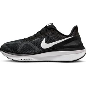 NIKE W Air Zoom Structure 25, damesonderstuk, zwart/wit/donkergrijs (Black White Dk Smoke, 44.5 EU