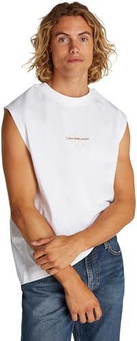 Calvin Klein Jeans - Herentop - Puur Katoen - Regular Fit - Ronde Hals