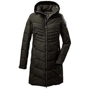 killtec dames Gewatteerde parka met afritsbare capuchon KOW 150 WMN QLTD PRK, dark olive, 38, 37421-000