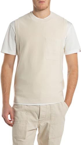 Replay Uk4864 Trui, 205 Ice, M, heren, 205 Ice, M